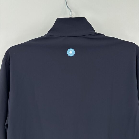 SAVE THE DUCK jacket coat windbreaker softshell lightweight zip up blue MEDIUM - Picture 9 of 11